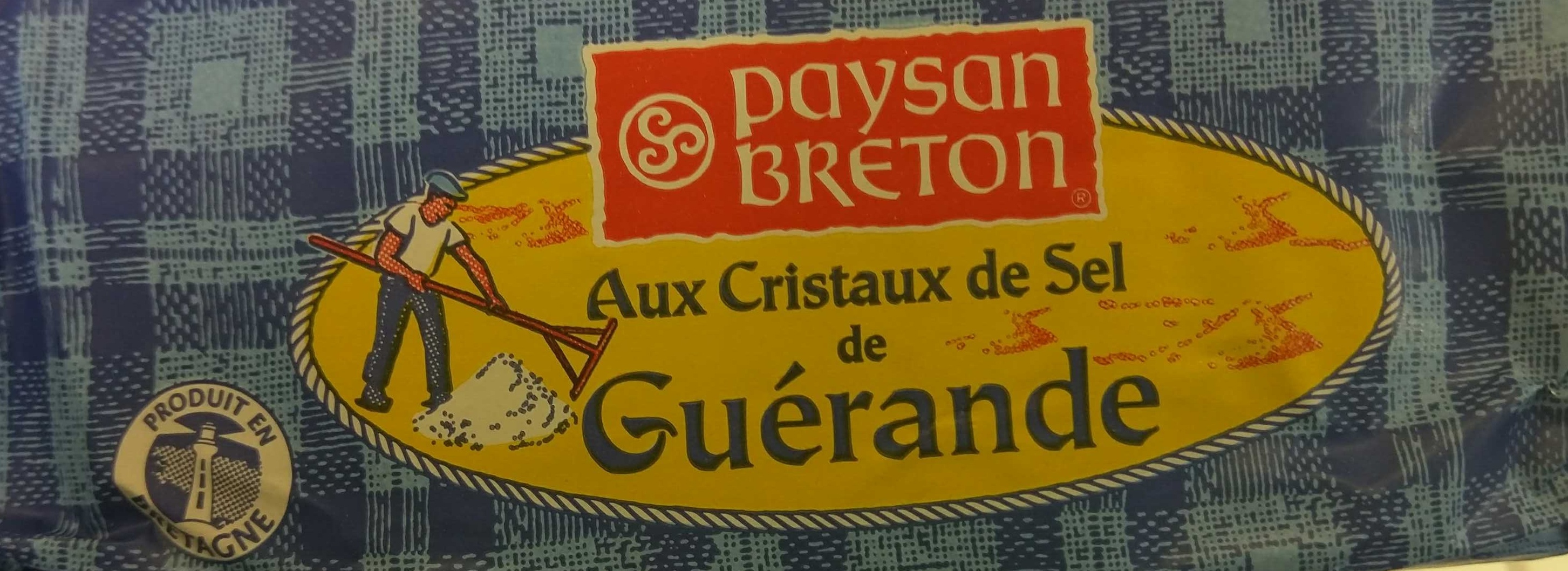 Beurre Moulé Demi-Sel Aux Cristaux de Sel de Guérande - Nährwertangaben - fr