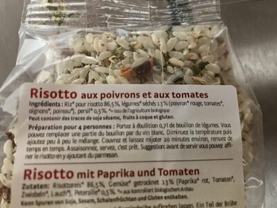 Liste des ingrédients du produit Risotto Pural 250g