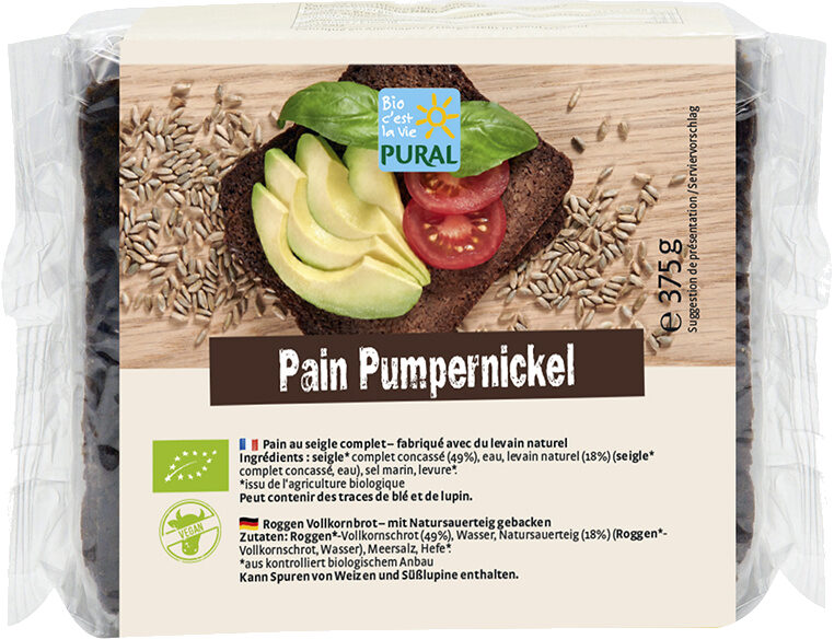 Pain pumpernickel - Product - fr