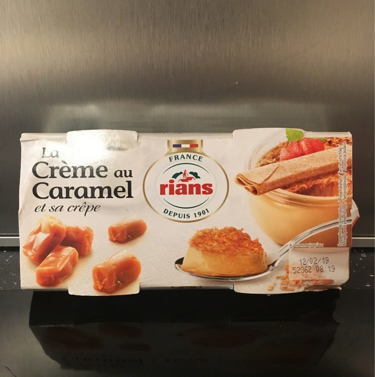 Rians La Crème Au Caramel Et Sa Crêpe - Product - fr
