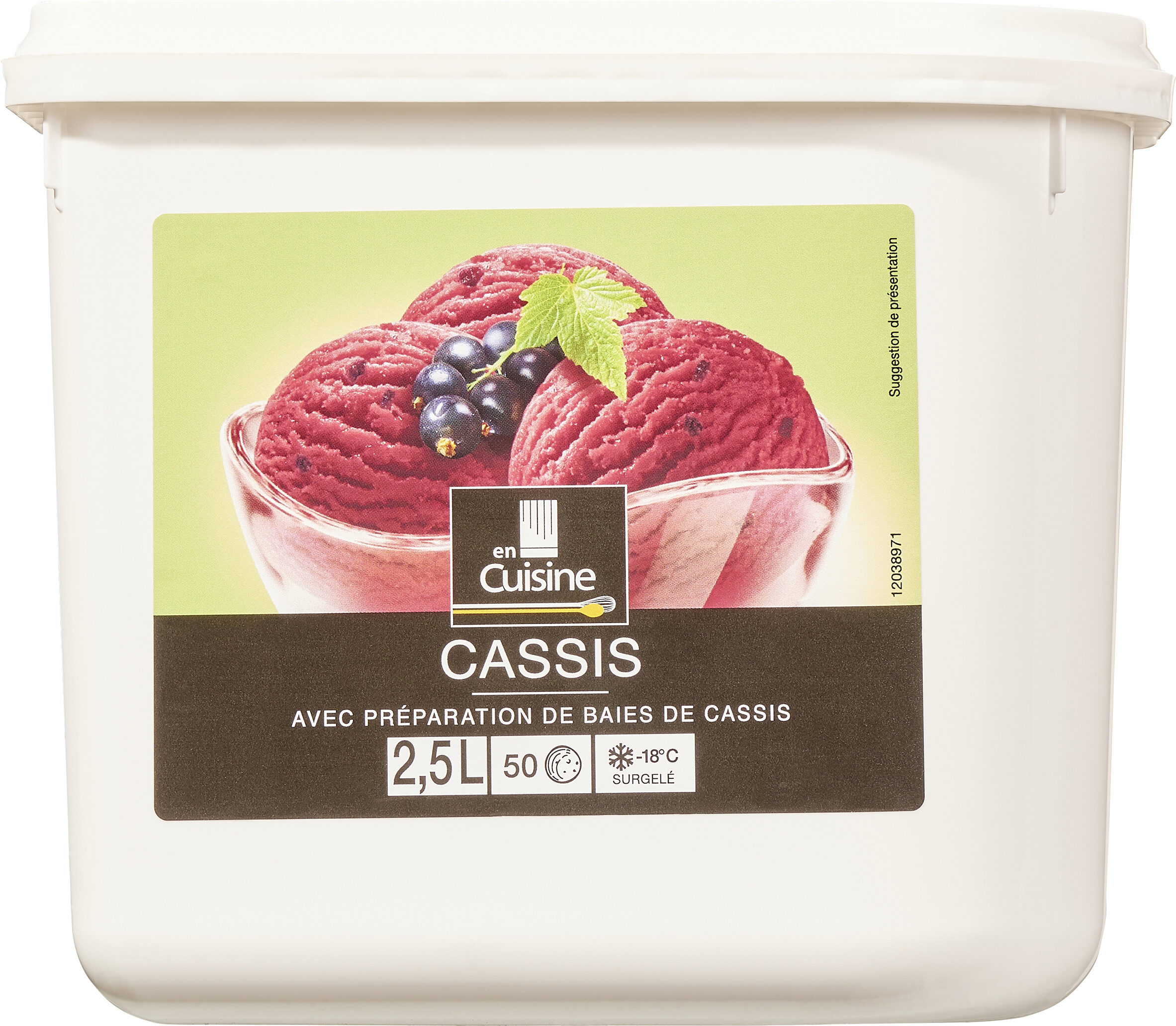 Sorbet cassis - Product - fr