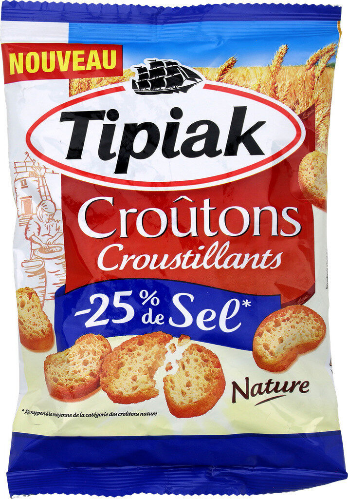 Croutons croustillants, nature –25% de sel - Produkt - fr
