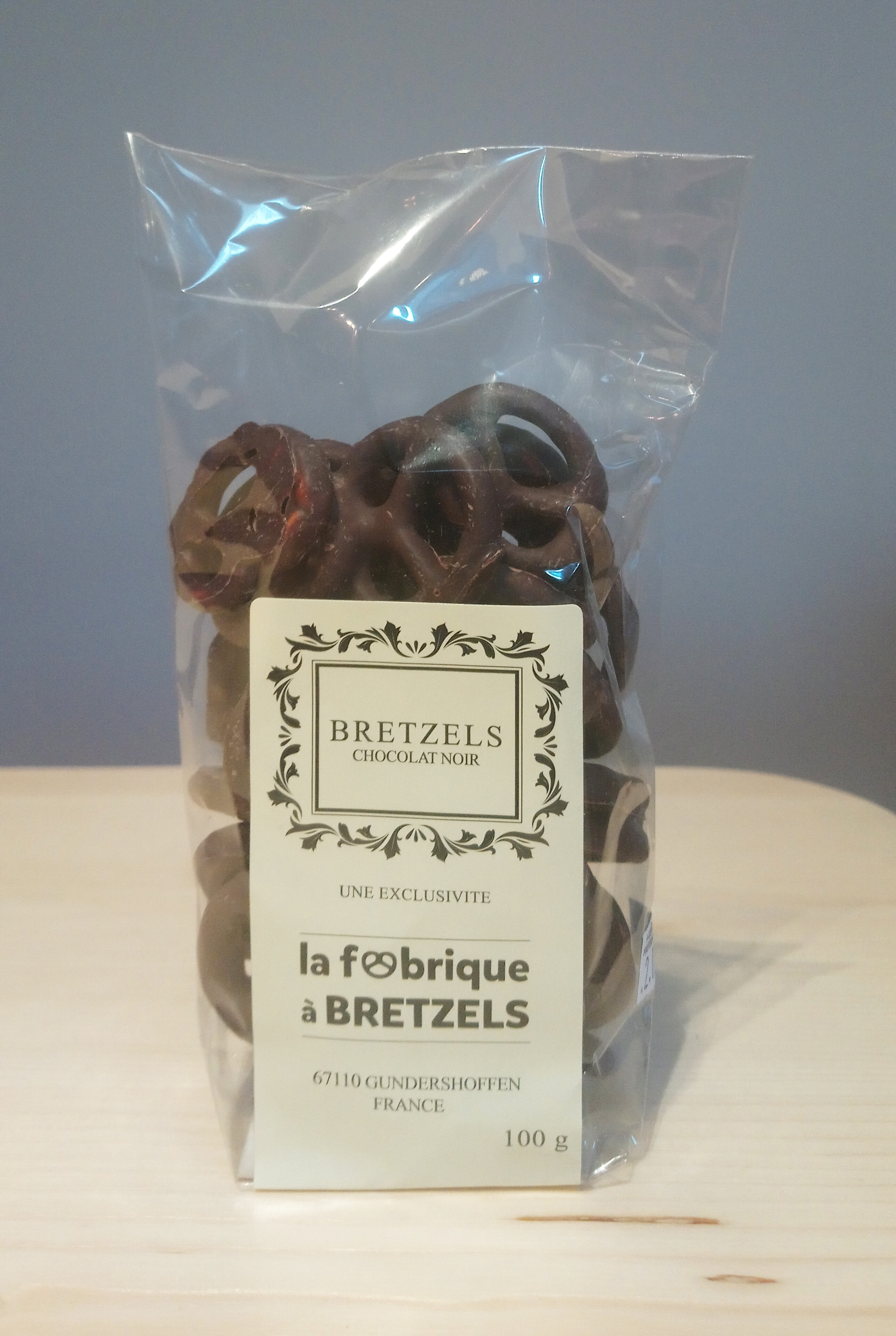 Sachet bretzels au chocolat noir - Product - fr