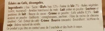 Éclairs au Café - Ingredients - fr