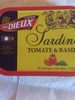Sardine tomate et basilic - Producto
