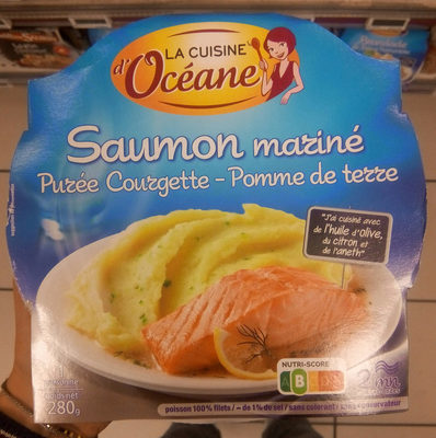 Saumon Mariné & Purée de Courgette et Pomme de terre - Produit