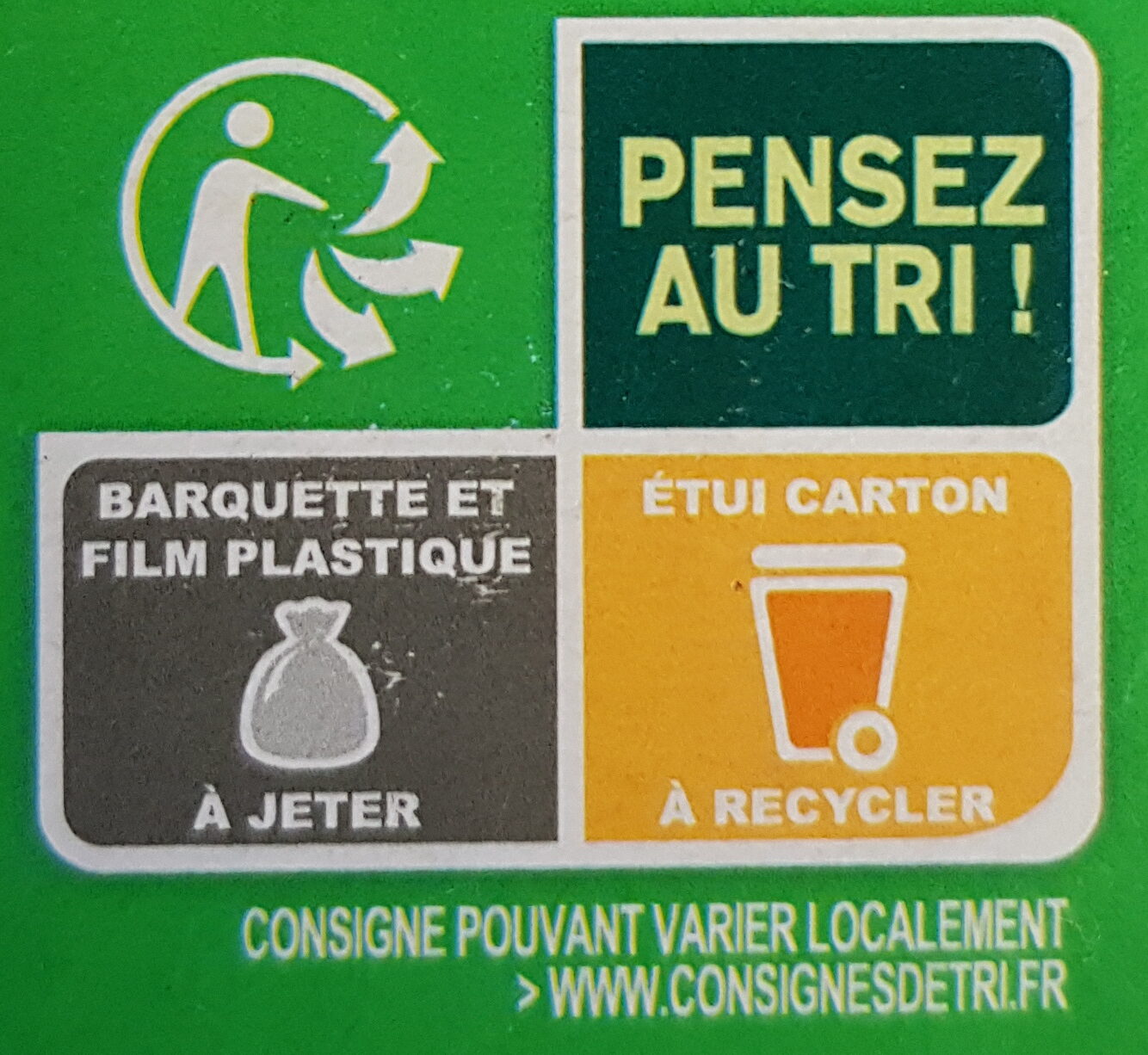 Rôti de Porc Gratin Dauphinois - Instruction de recyclage et/ou informations d'emballage