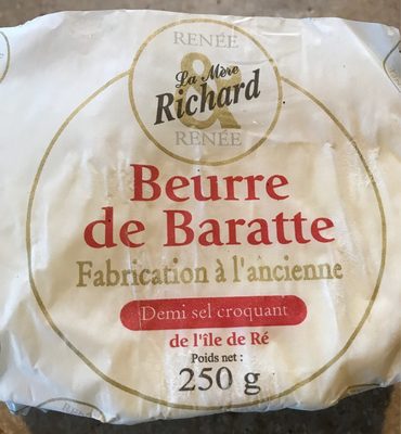 Beurre de Baratte demi sel - Producto - fr