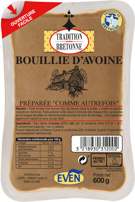 Even - Bouillie d'avoine Tradition Bretonne - Product - fr