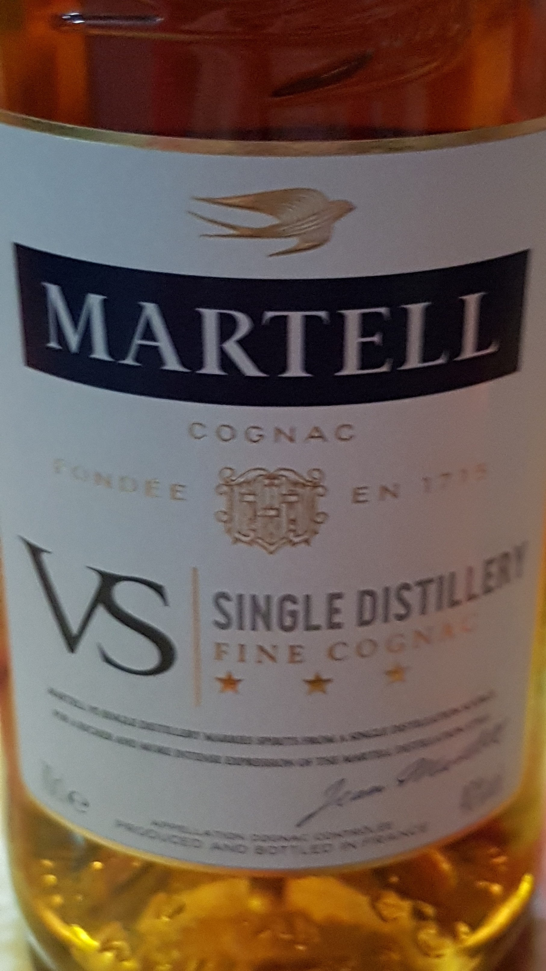 Martell Cognac - Ingrédients