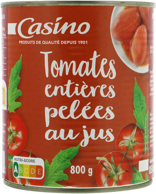 Tomates entières pelées au jus - Produkt - fr