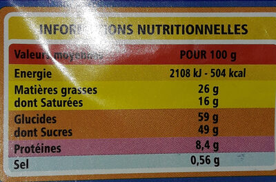 Lait riz croustillant - CASINO - Nutrition facts - fr