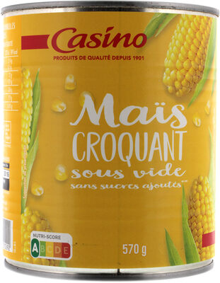 Maïs croquant sous vide - Produit
