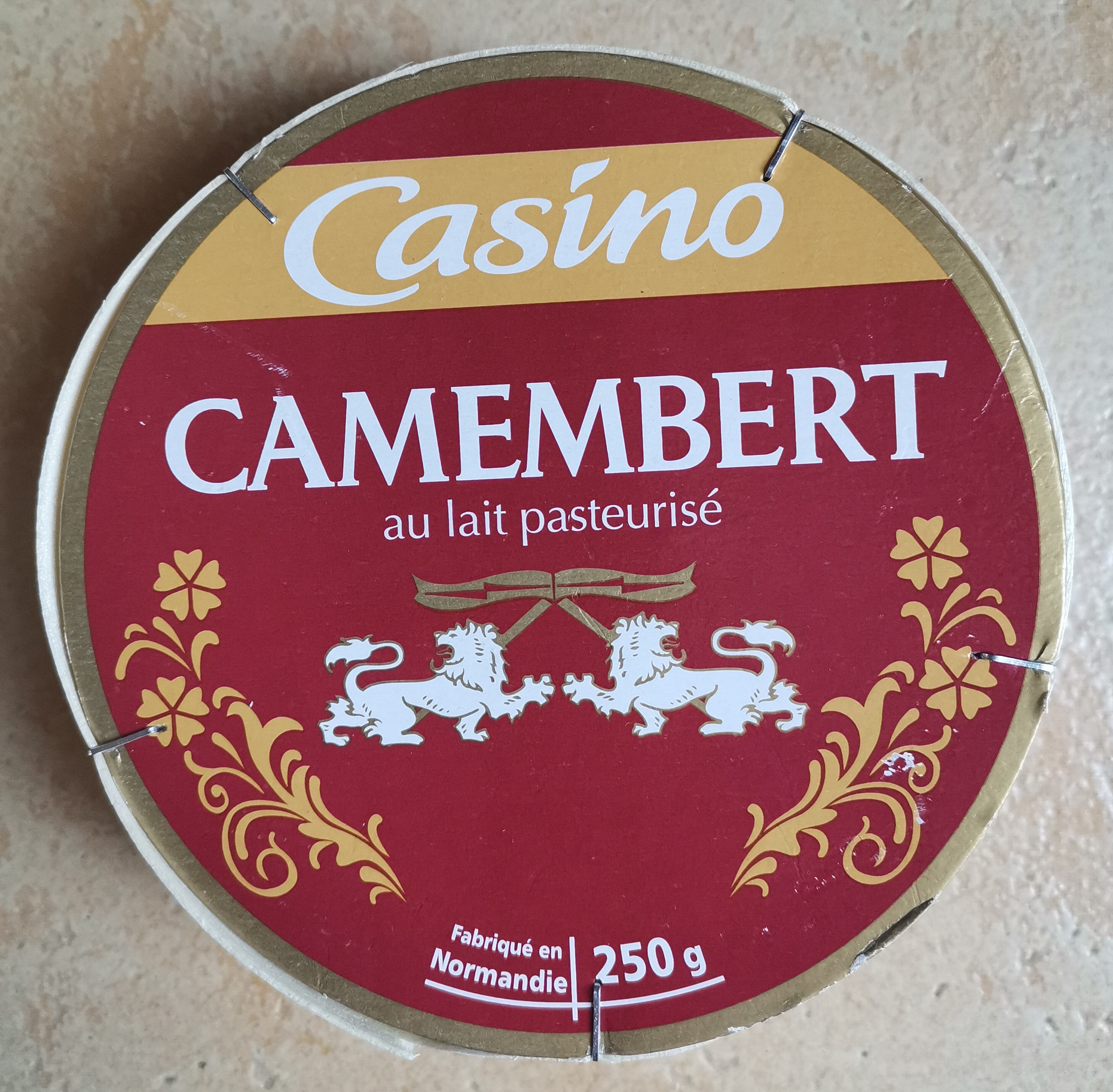 Camembert au lait pasteurisé - Producto - fr