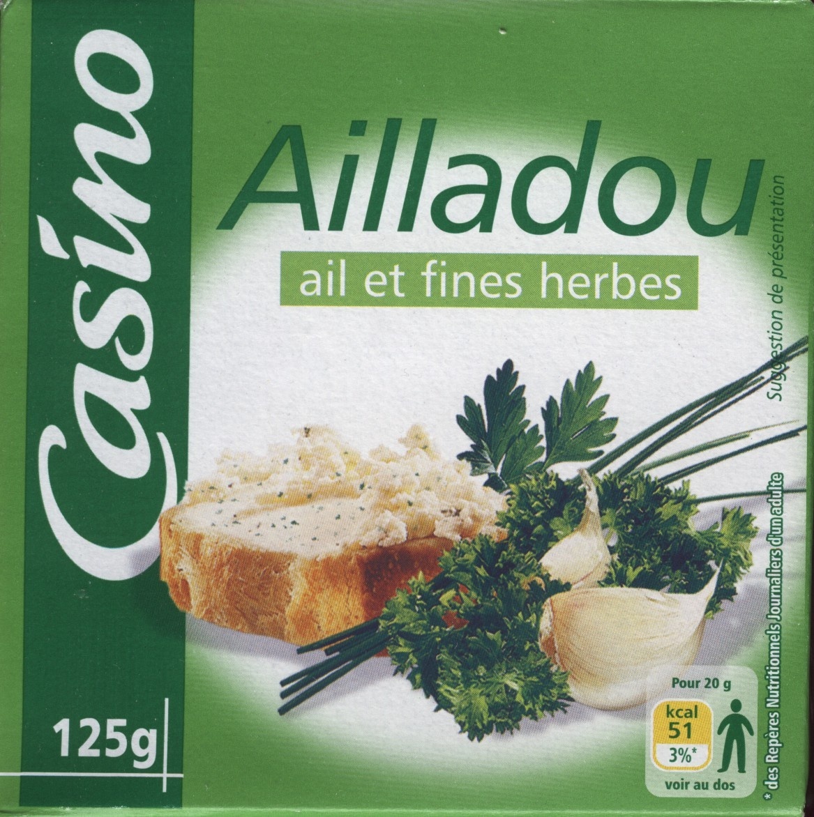 Ailladou Ail et fines herbes - Produit