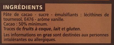 Noir extra - Ingredients - fr