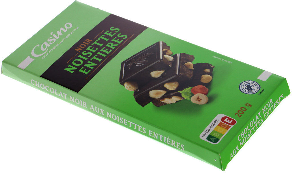 Chocolat Noir Noisettes entières - Product - fr