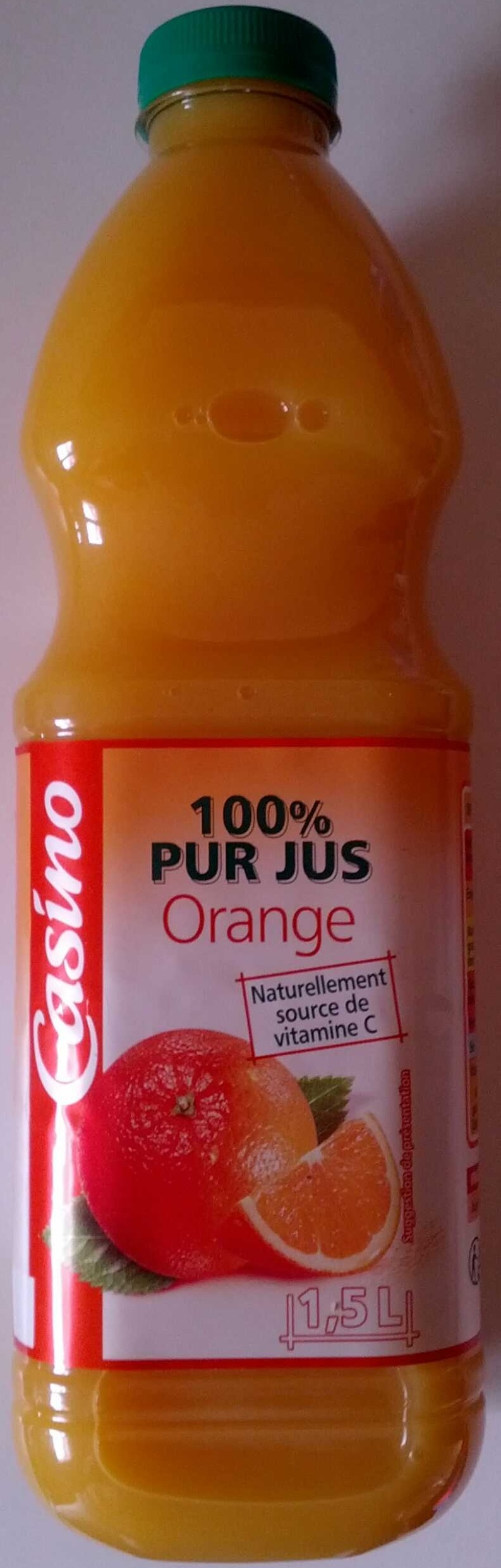 100% Pur Jus Orange Naturellement source de vitamine C - Product - fr