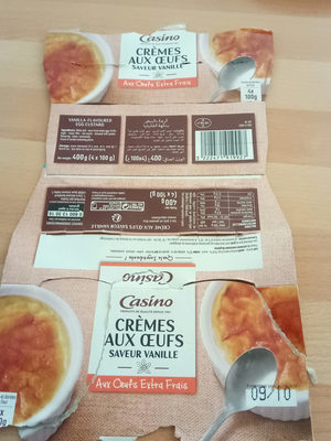 Crème aux œufs saveur vanille - Producto - fr