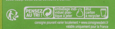Barres céréales pommes vertes - Instruction de recyclage et/ou informations d'emballage