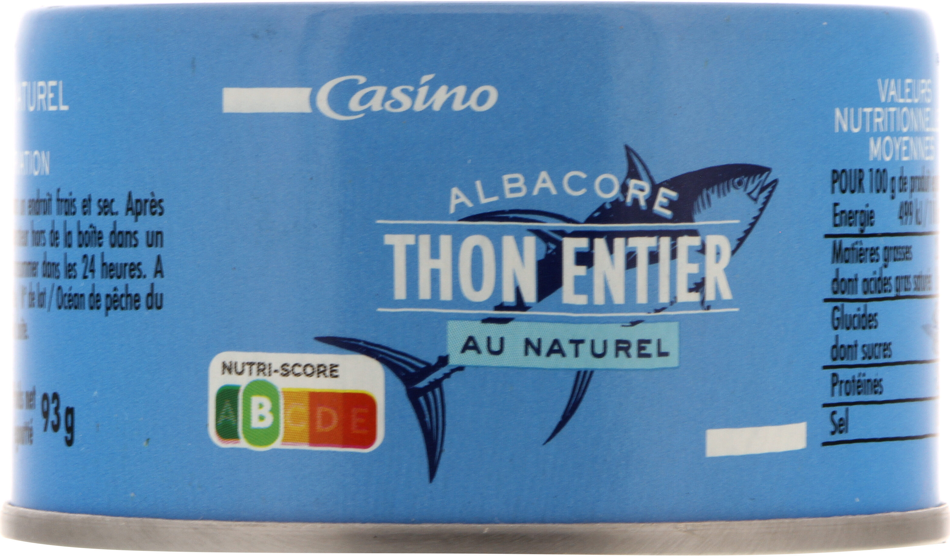 Thon Albacore au naturel - Product - fr