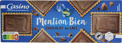 Biscuits Mention Bien Chocolat au lait - Produit
