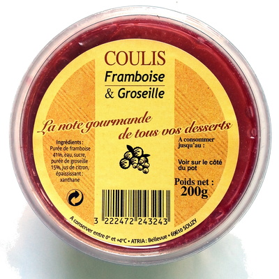 Coulis framboise groseille - Produkt - fr