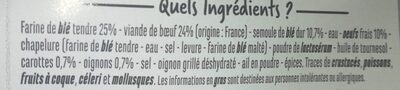 Ravioli boeuf recette aux oeufs frais - Ingrediënten - fr