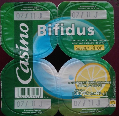 Bifidus saveur citron - Produit