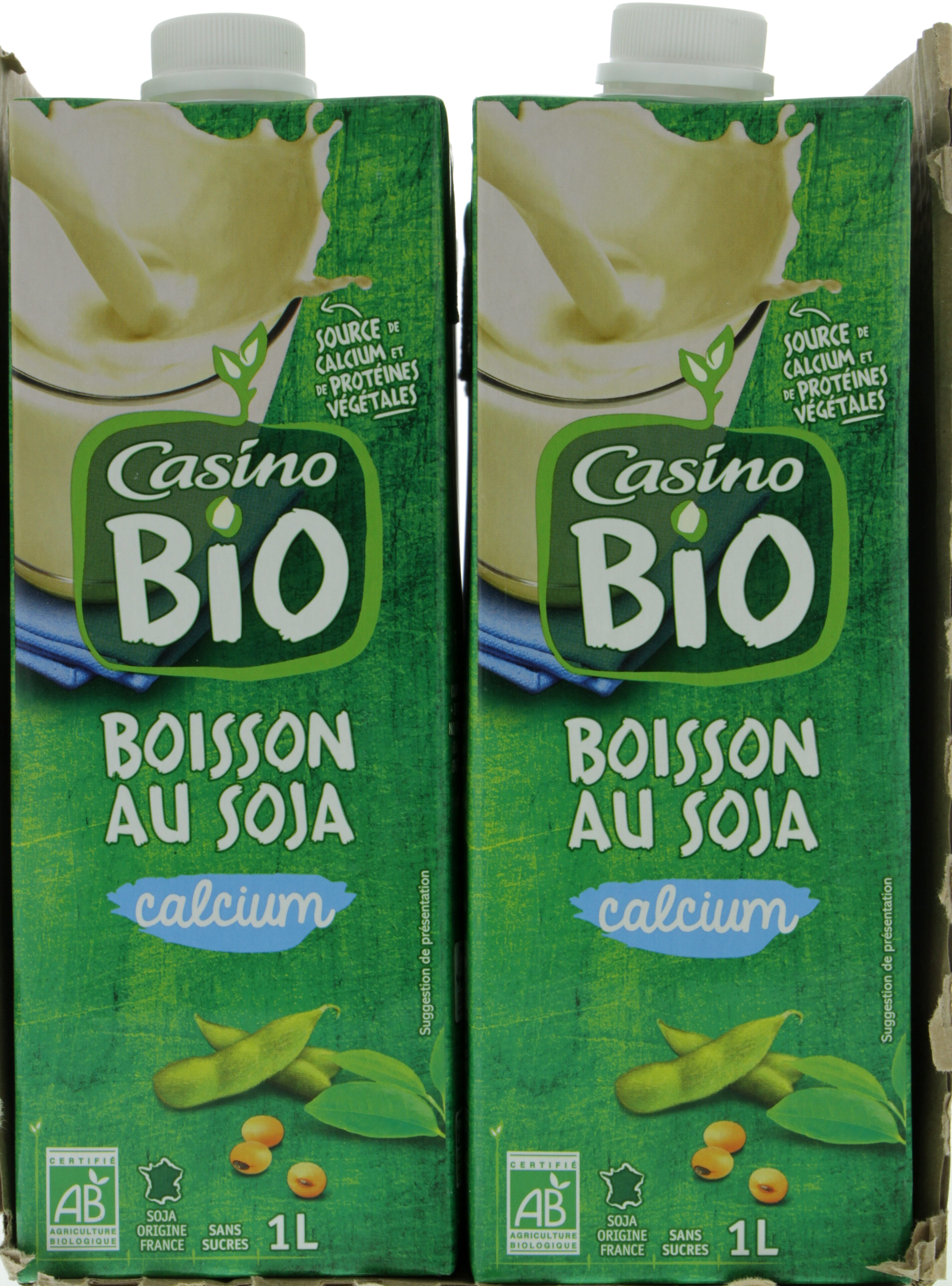 Boisson au soja calcium BIO - Product - fr