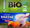 Yaourt brassé abricot au lait entier Bio Casino - Produit
