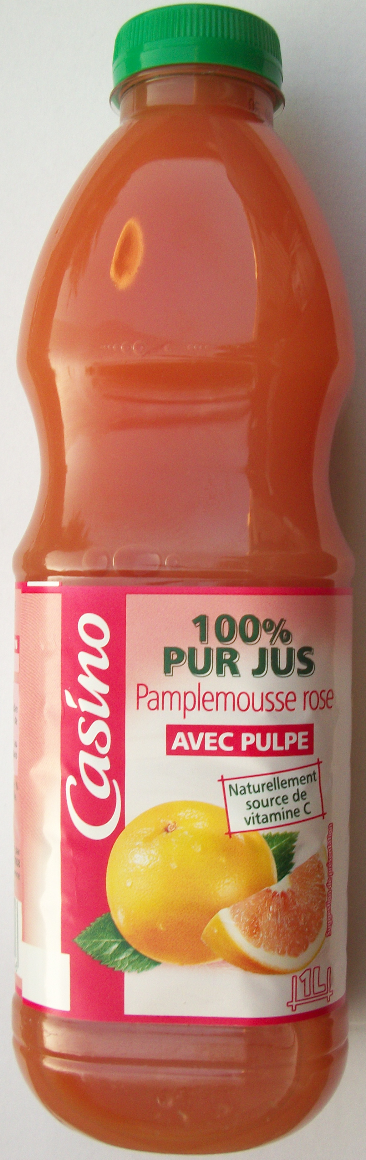 100% Pur Jus Pamplemousse rose avec pulpe - Product - fr