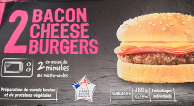 2 Bacon cheeseburgers - Produit