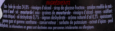 Sauce aïoli à l'huile de colza - Ingredients - fr
