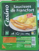 Saucisses de Francfort - Product