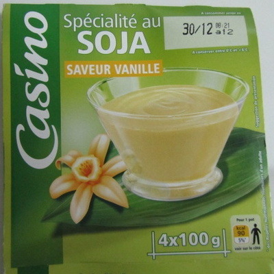 Spécialité au soja saveur vanille - Produit