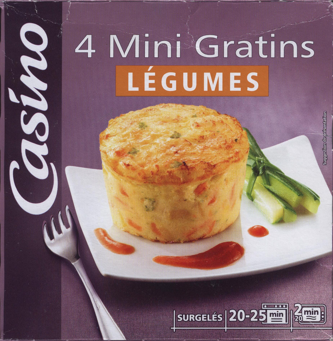 4 Mini Gratins Légumes - Product - fr