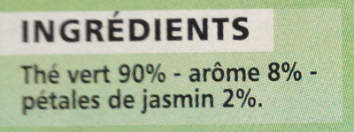 Thé vert aromatisé jasmin - Ingrédients