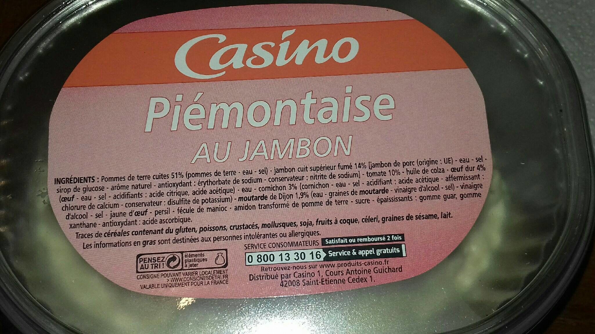 Piémontaise au jambon - Product - fr
