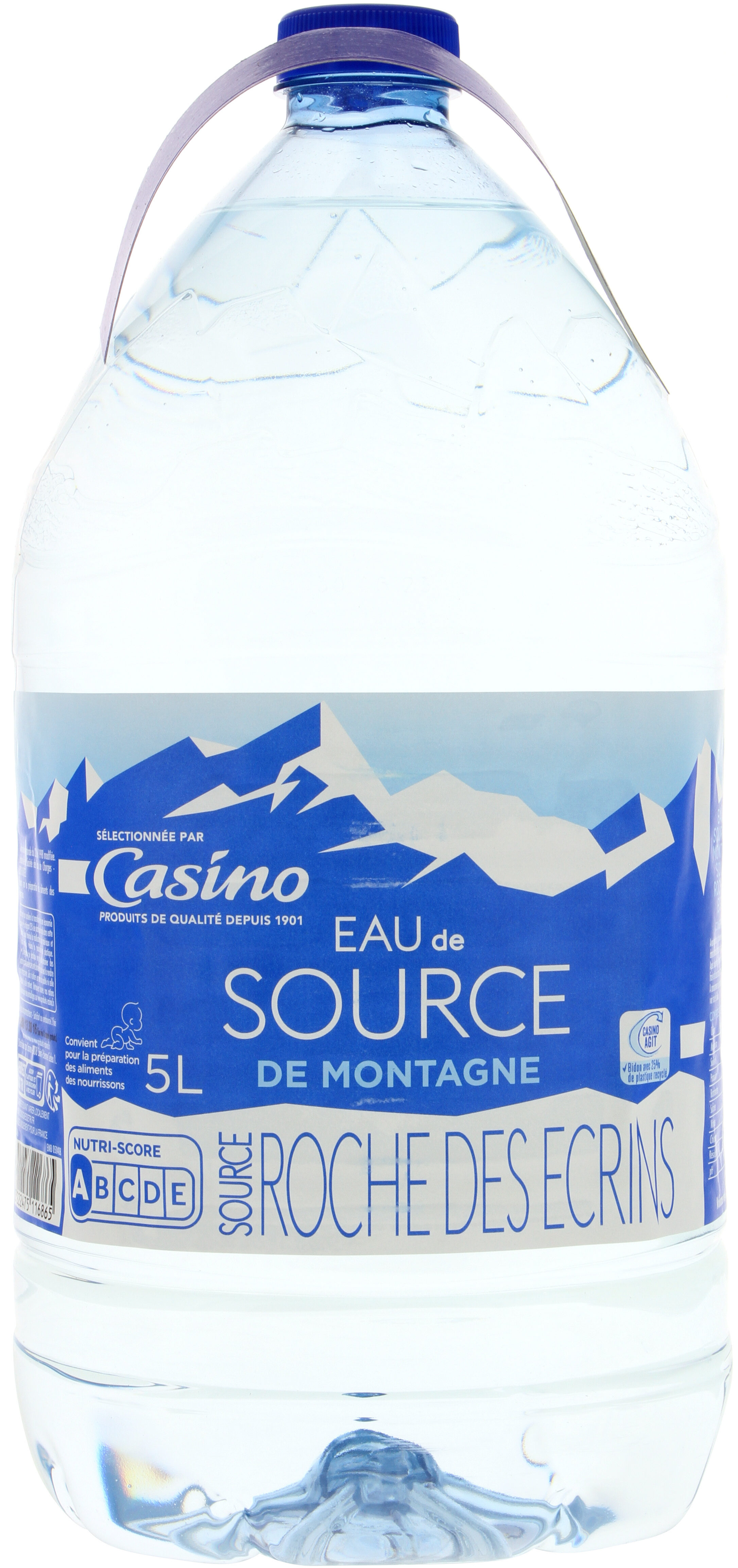 Eau de Source de Montagne Aes Source Roche des Ecrins - Product - fr