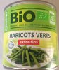 Haricots verts extra fins Issus de l'agriculture biologique - Produit