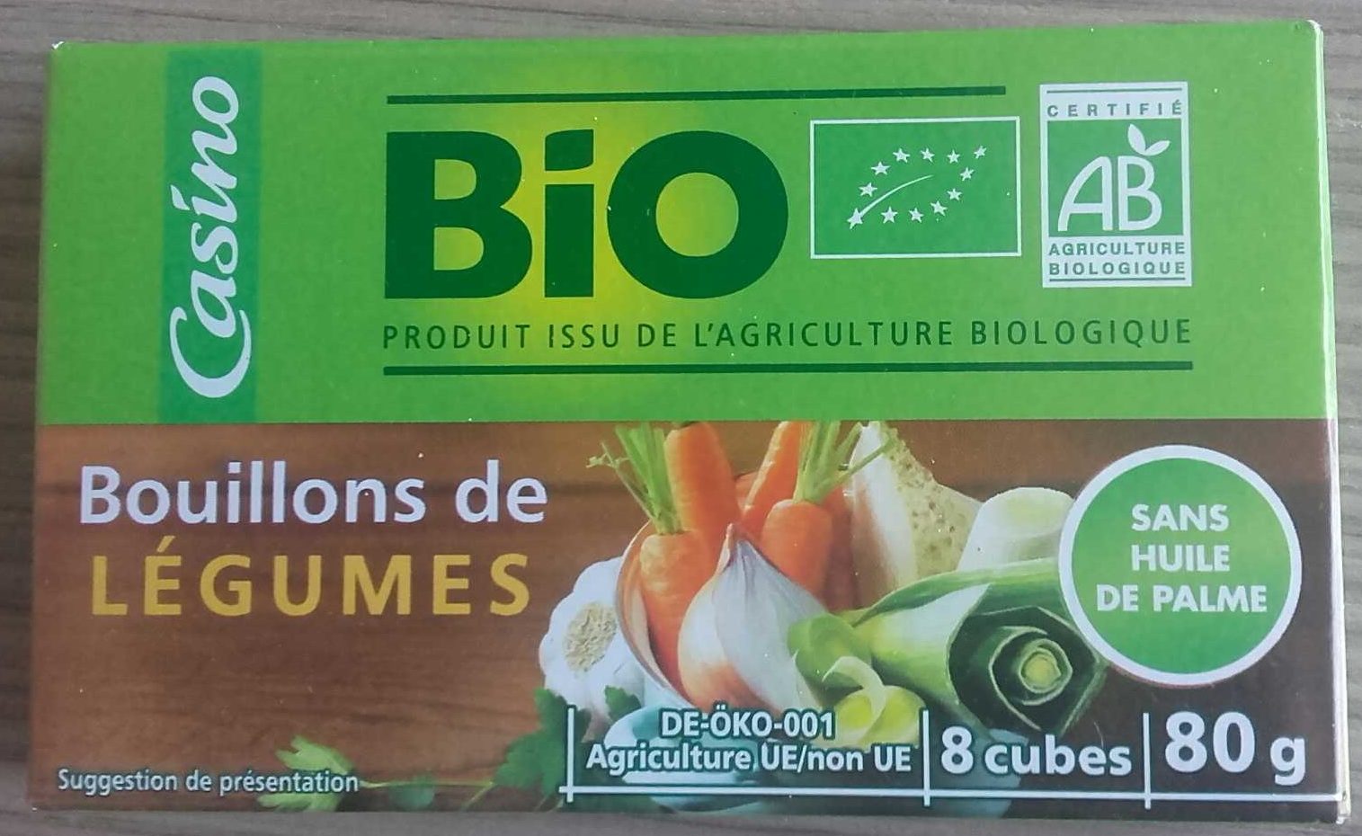 Bouillon cube de légumes BIO - Producto - fr