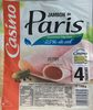 Jambon de Paris découenné dégraissé -25% de sel par rapport à la moyenne des jambons cuits choix du marché - Product