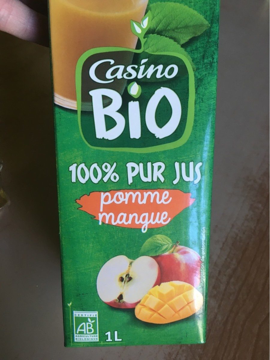 Pur jus pomme mangue bio - Producte - fr