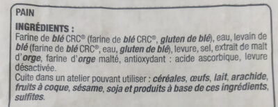 Baguette terre et saveurs - Ingrediënten - fr