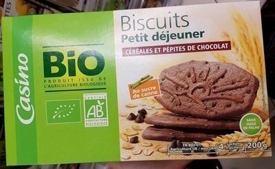 Biscuits petit déjeuner céréales et chocolat - Produit