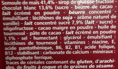 Billes cacao - Ingrédients