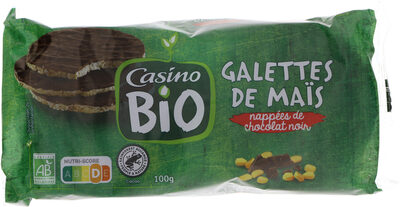 Galettes de maïs au chocolat noir bio - Product - fr