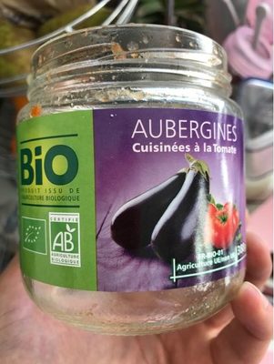 Aubergines cuisinées à la tomate bio - Product