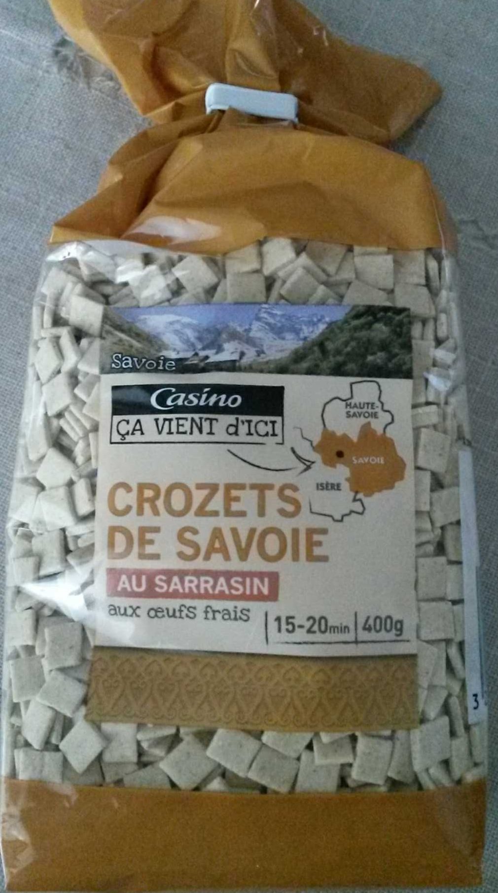 CROZETS de Savoie au sarrasin, aux œufs frais - Product - fr